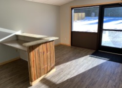 reception area of rental property