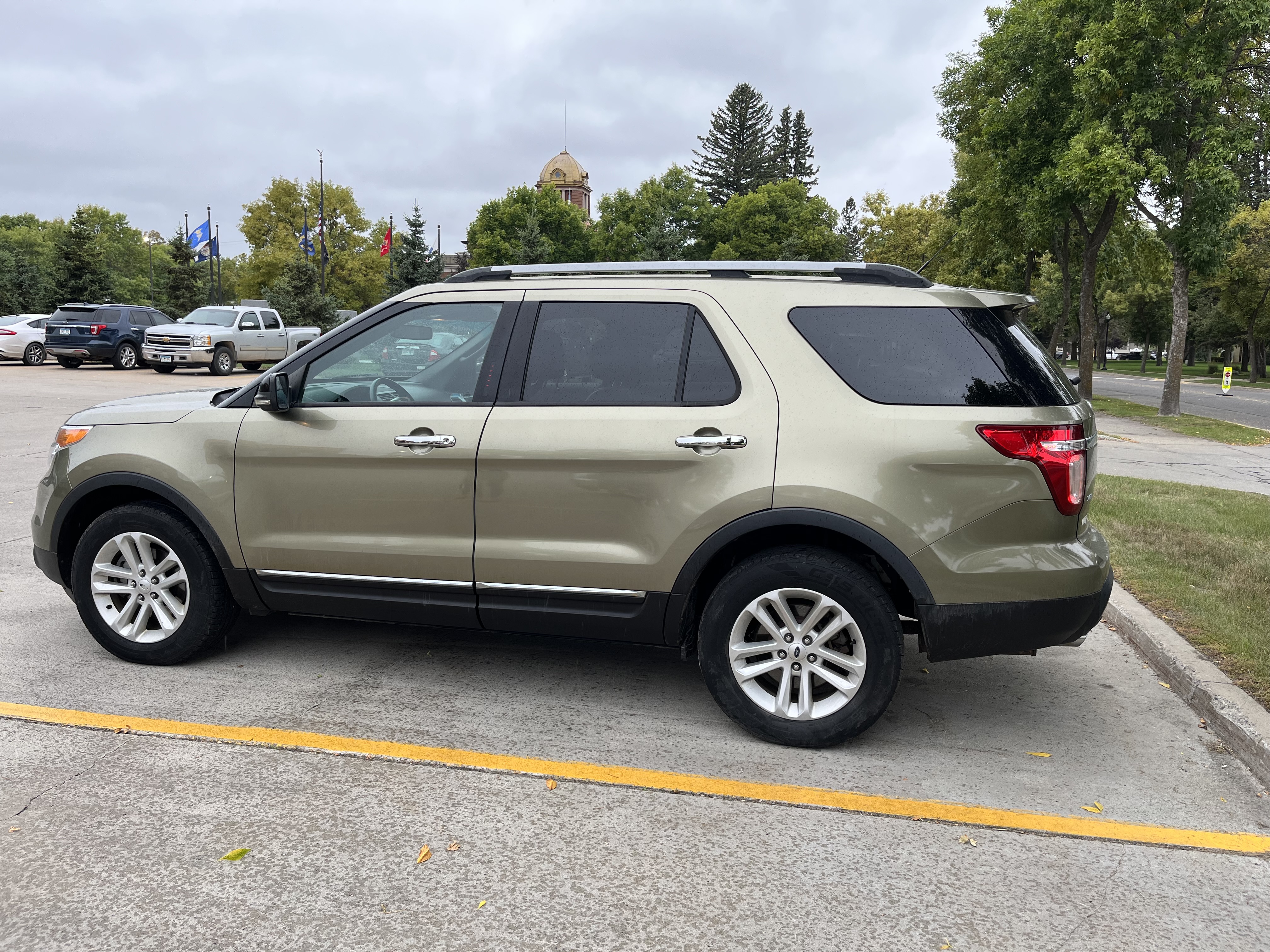 Side view of Ford Explorer for sale.
