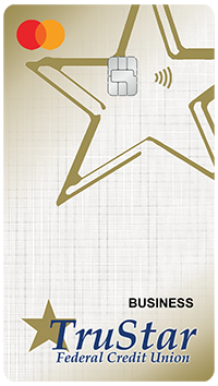 Image of TruStar's Gold Classic Mastercard Credit Card for businesses.