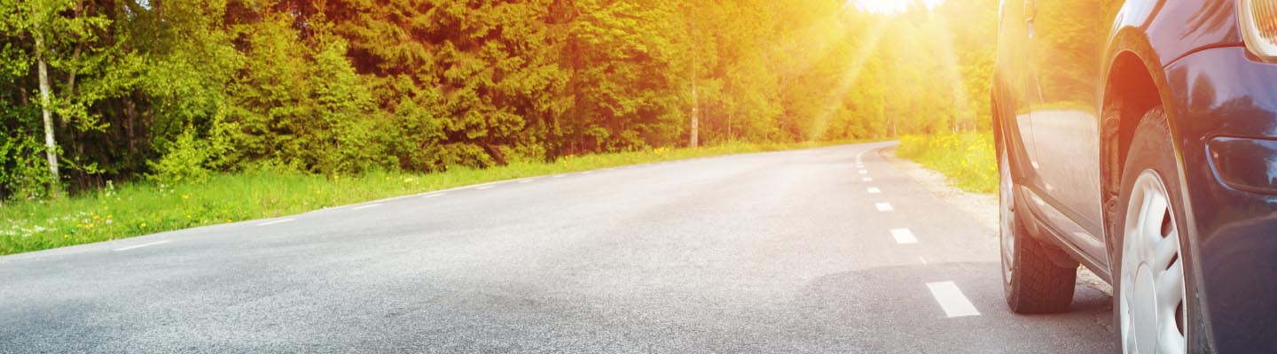 car on the road